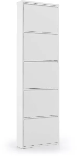 Ode, Skohylle, hvit, H169x50x15 cm